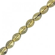 Czech Pinch beads kralen 5x3mm Crystal amber Full 00030/26440